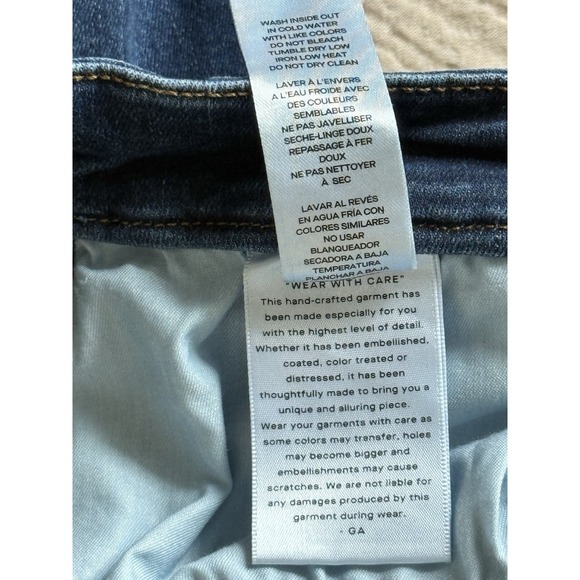 Good American Always Fit Good Classic Bootcut Jeans Size 20-26 Blue Indigo446 - Picture 7 of 8